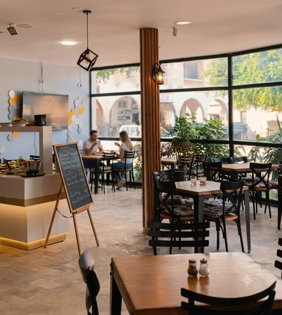 Salle du restaurant Just In Time à Beni Khalled